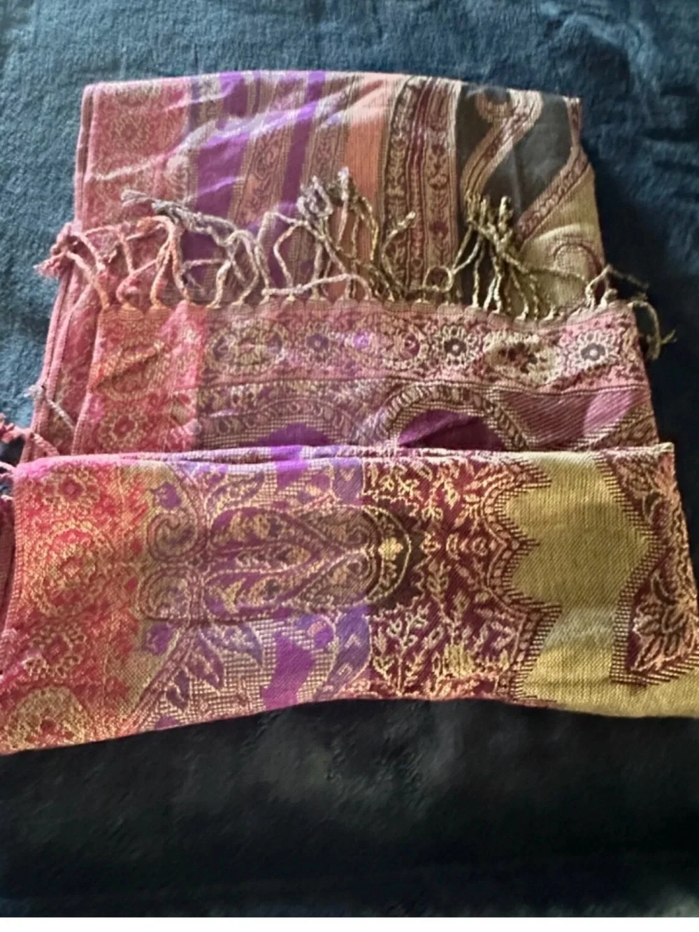 NWT~Collection Eighteen~Scarf/Wrap Pashmina~Paisley~Floral Print~”DEWBERRY”